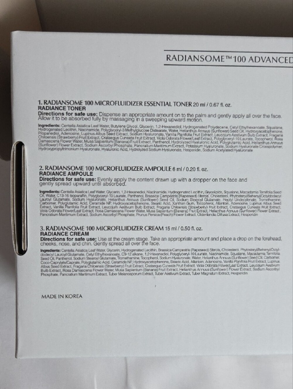 Radiansome 100 Ritual Travel Kit - White - Picture 8 of 13